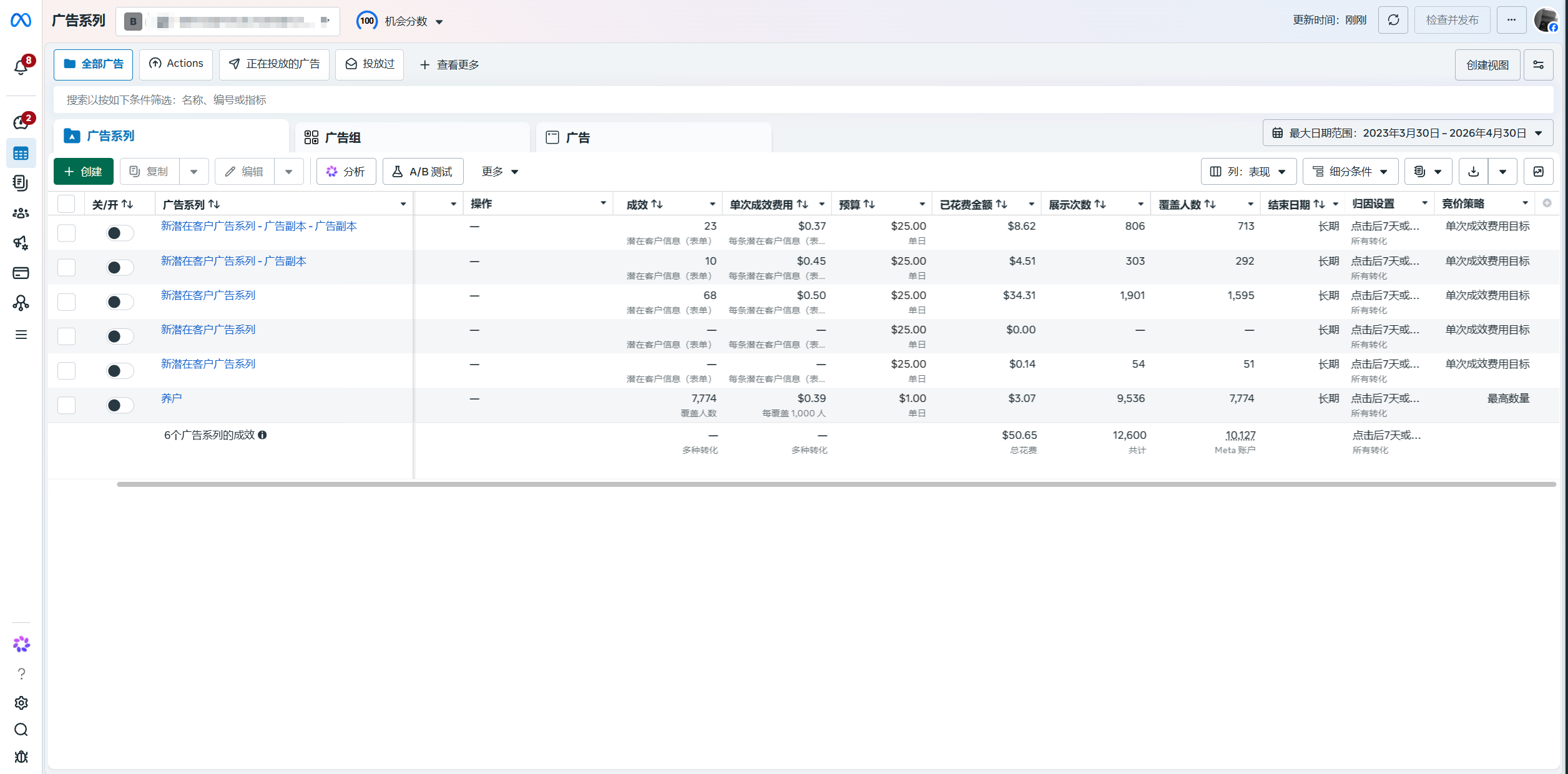 FB广告投放案例